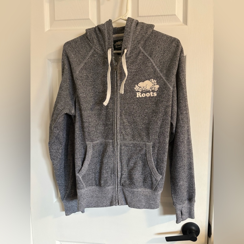 Roots Salt and Pepper Zip Up